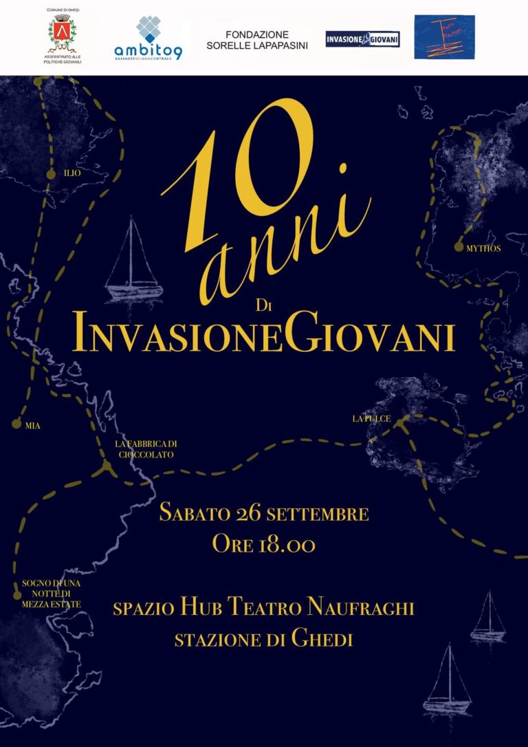 Teatro Naufraghi Locandina Associazione Culturale Teatrale e Sociale a Ghedi